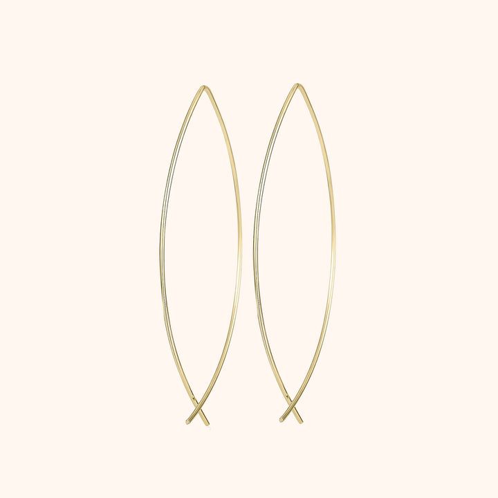 Stílusos Minimalista Fülbevalók - Lina