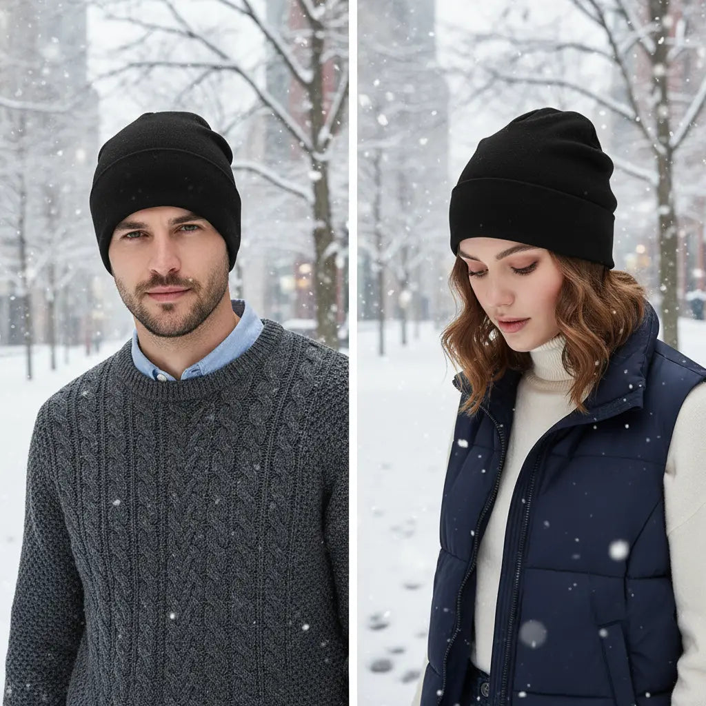 Egységes méretű Slouchy Beanie - Woolglow