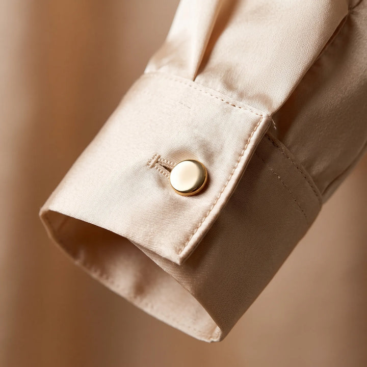 Elegant Long-Sleeve Blouse - Lustral