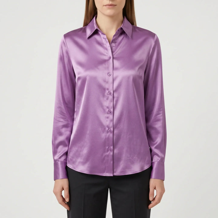 Elegant Long-Sleeve Blouse - Lustral