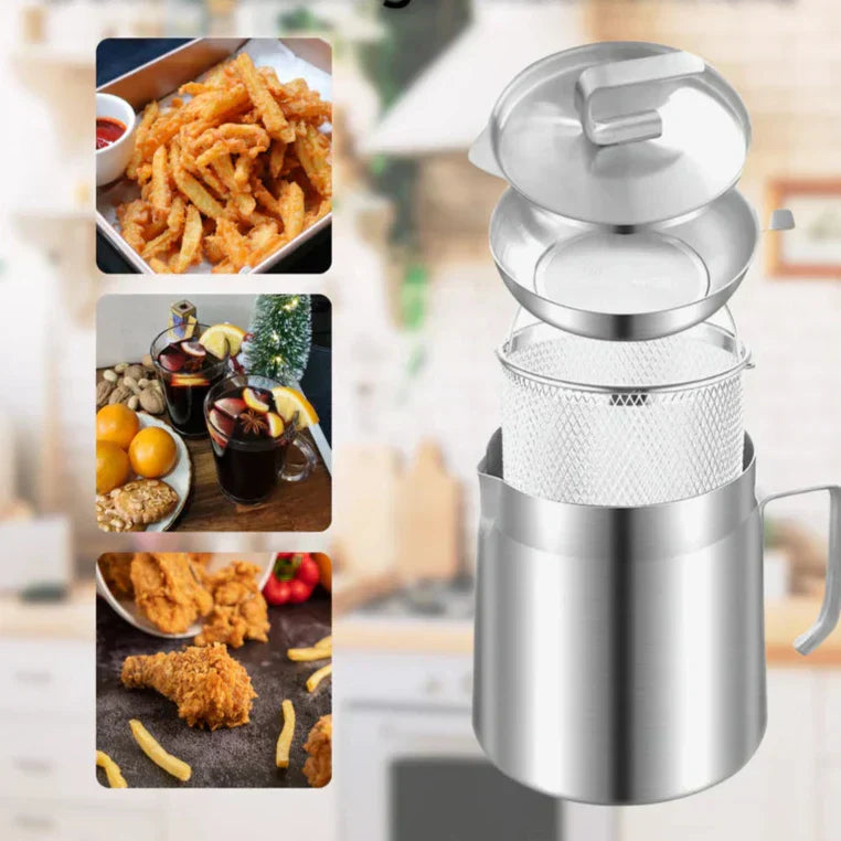 Kompakt Kerek Olajfőző - SnackMaster Pro