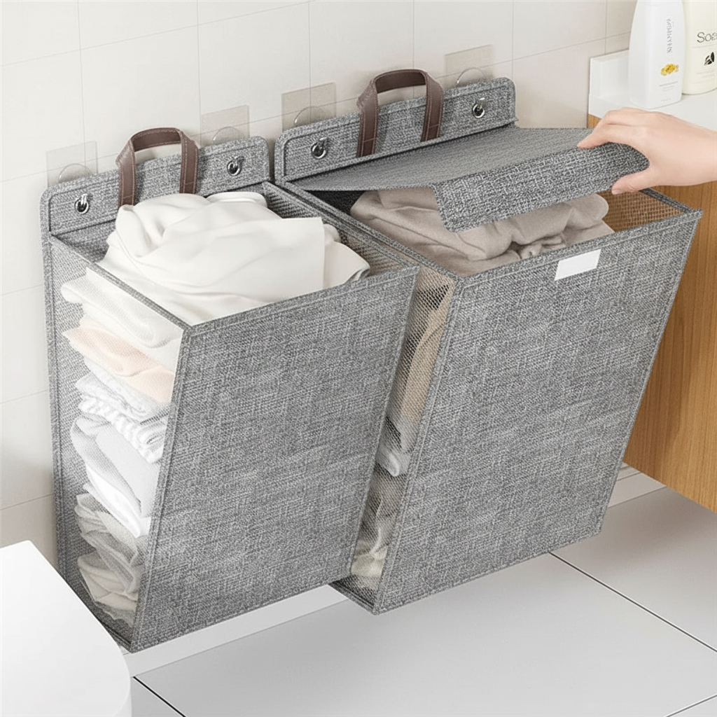 Faltbarer Wandhänger Wäschekorb - HangBoxer