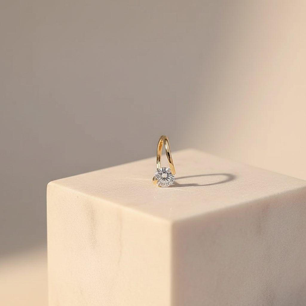 Feine Germanium Ohrstecker - Camila