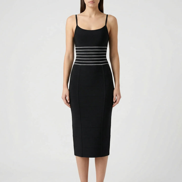 Figurbetontes Midi Kleid - Jella