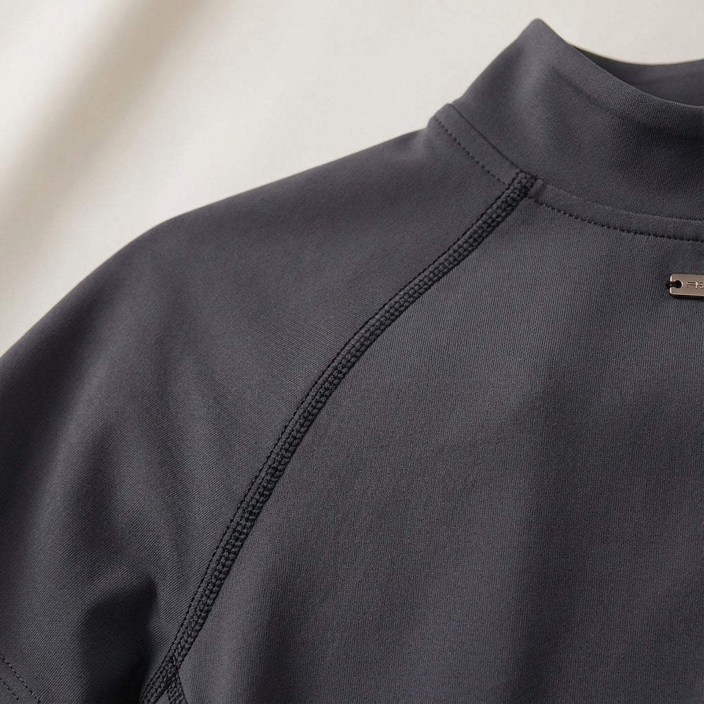 Figurnaher Trainingsoberteil Aus Stretch - Donna