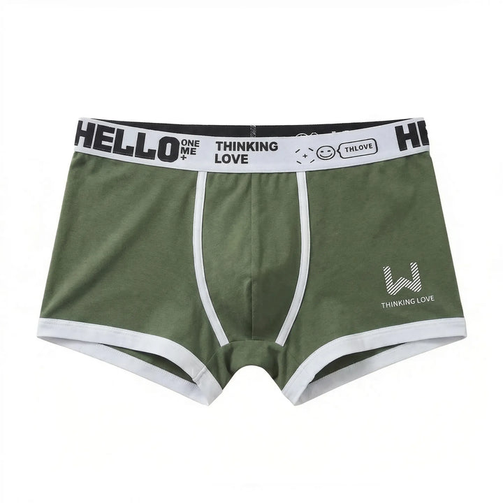 Fitted Boxer Brief With Waistband Branding (8-Pack) -  Shaun