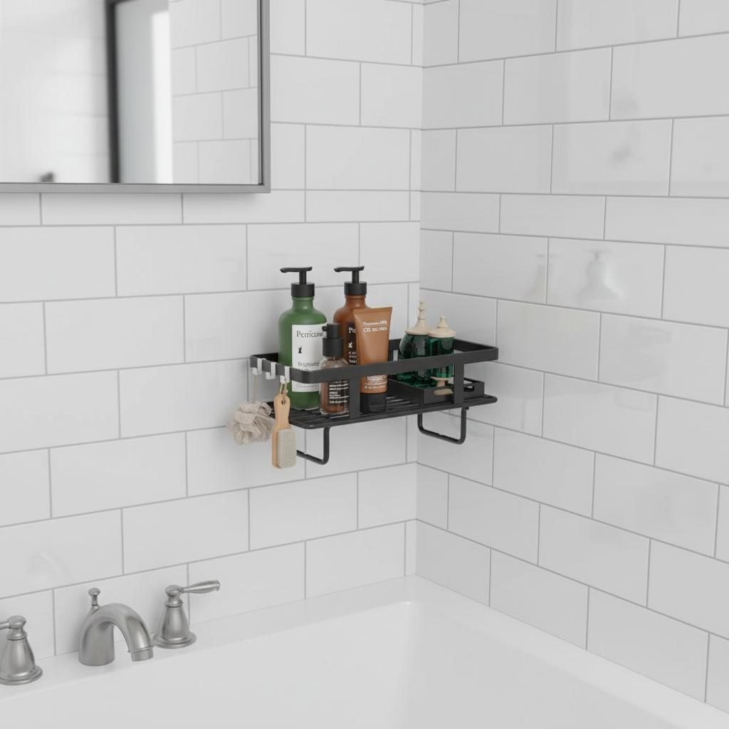 Freihängendes Badaufbewahrungsregal - LooShelf