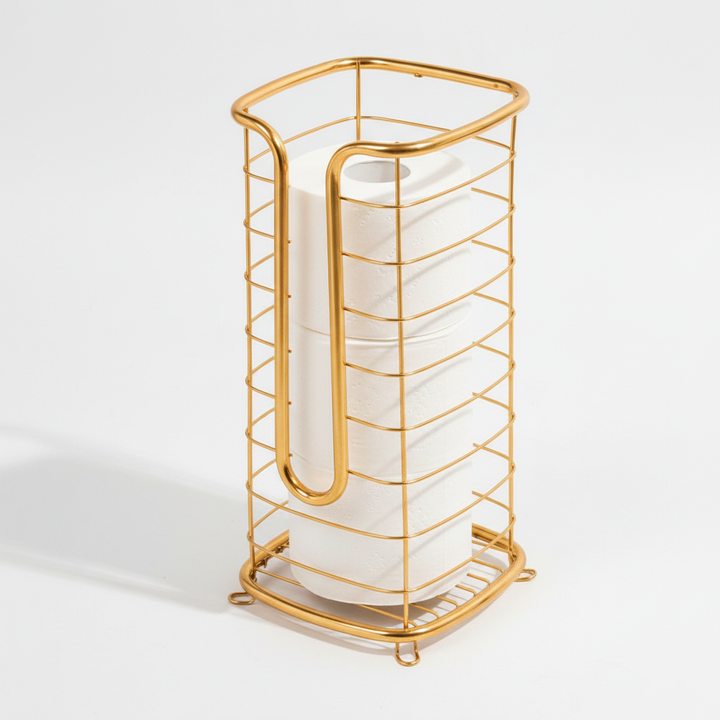 Freistehender Rollenhalter Aus Edelstahl - PaperNest