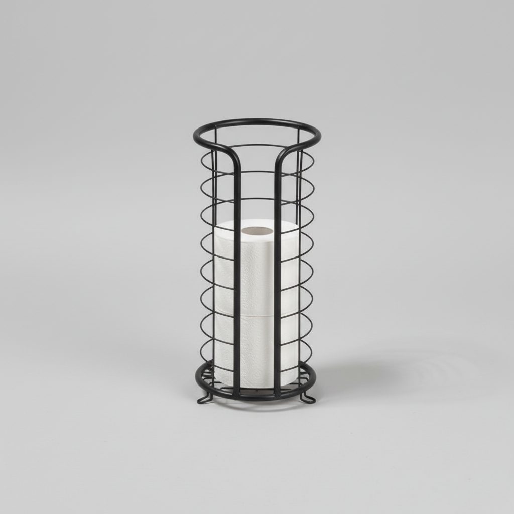 Freistehender Rollenhalter Aus Edelstahl - PaperNest