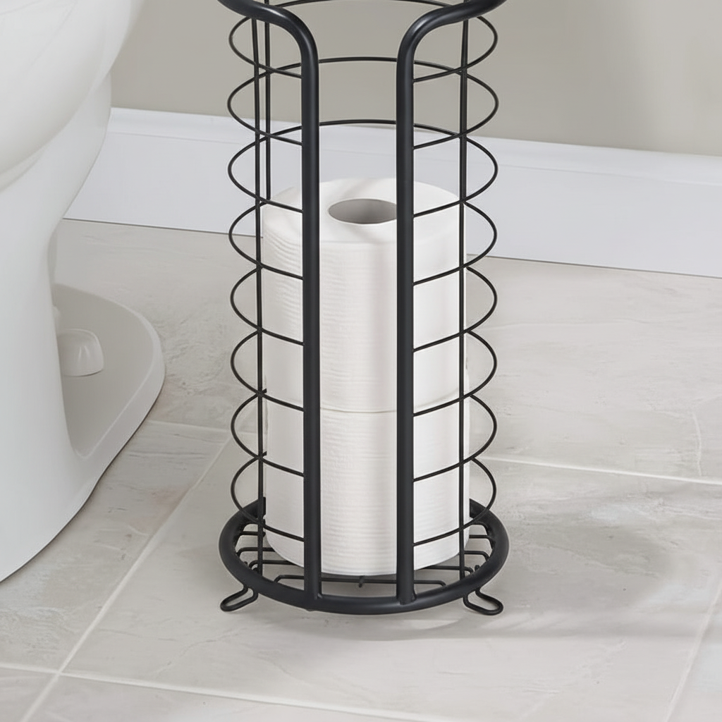 Freistehender Rollenhalter Aus Edelstahl - PaperNest