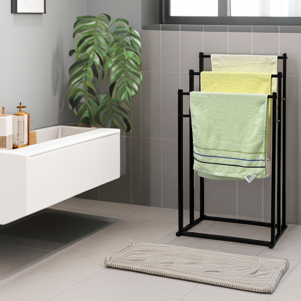 Freistehendes Handtuchregal Aus Stahl - NeatRack