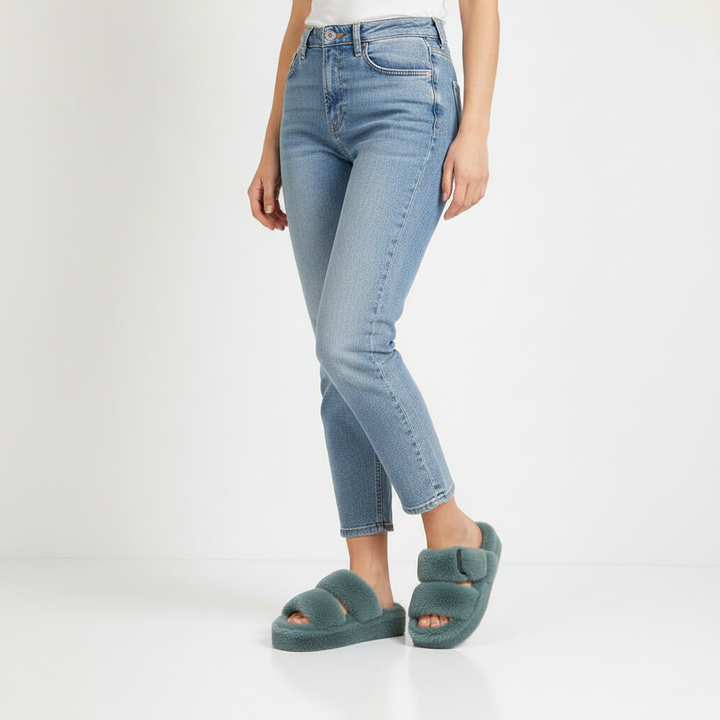 Gefütterte Flauschige Hausschuhe - WarmFluff