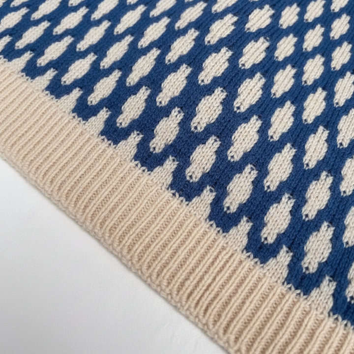 Gemusterter Strickpullover - Elena