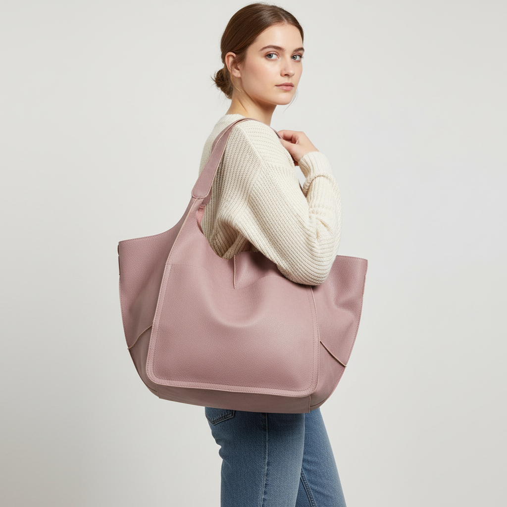 Große Vegane Ledertasche - FlexiCarry