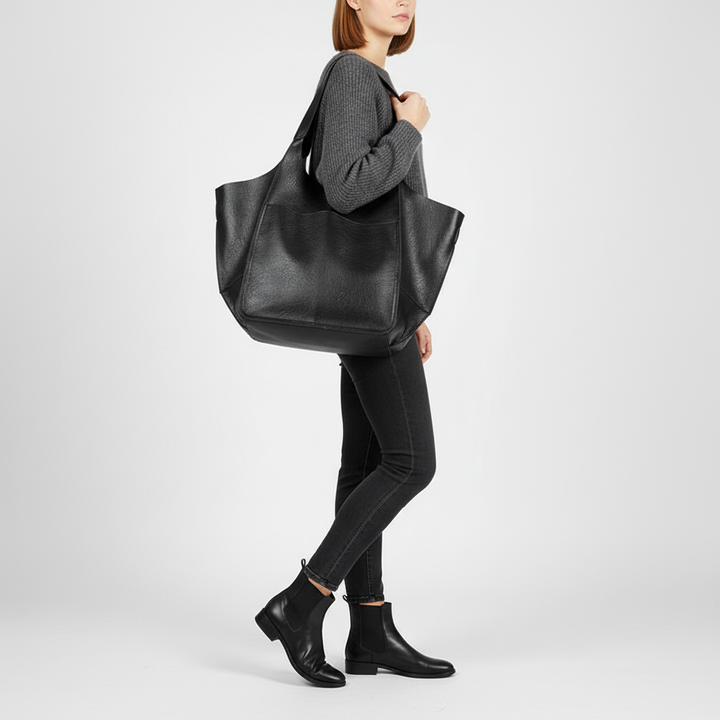 Große Vegane Ledertasche - FlexiCarry