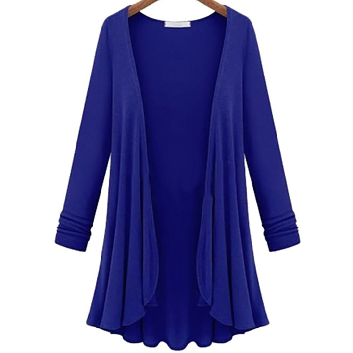 Női kardigán fodrokkal – Őszi varázslat Elena