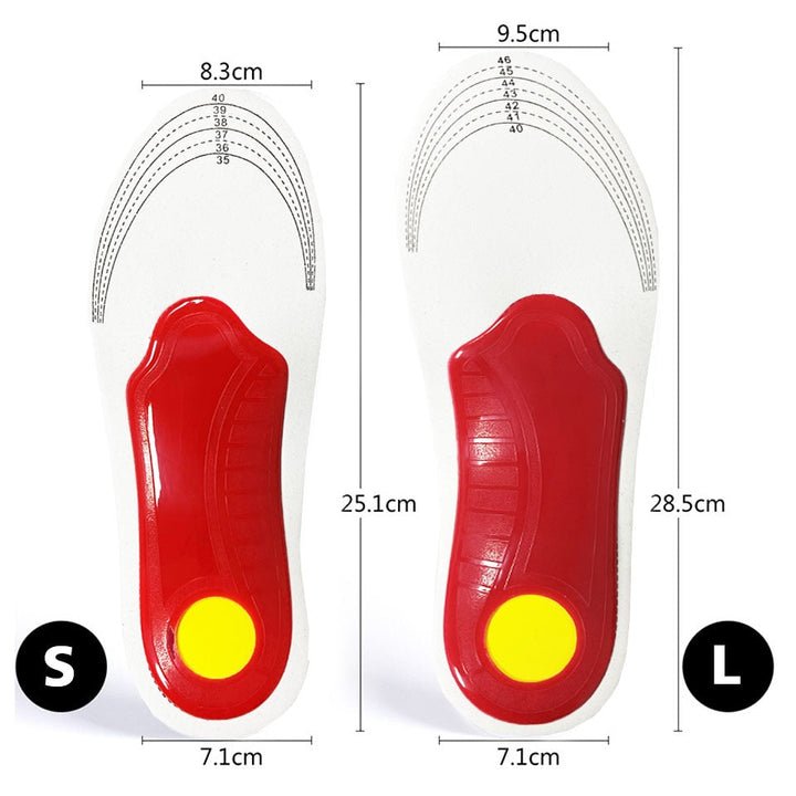 Támogató talpbetétek Lapos lábhoz - ComfortFit