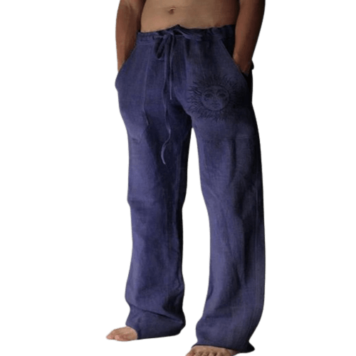 Könnyű és kényelmes férfi nyári vászon nadrág – Nilo