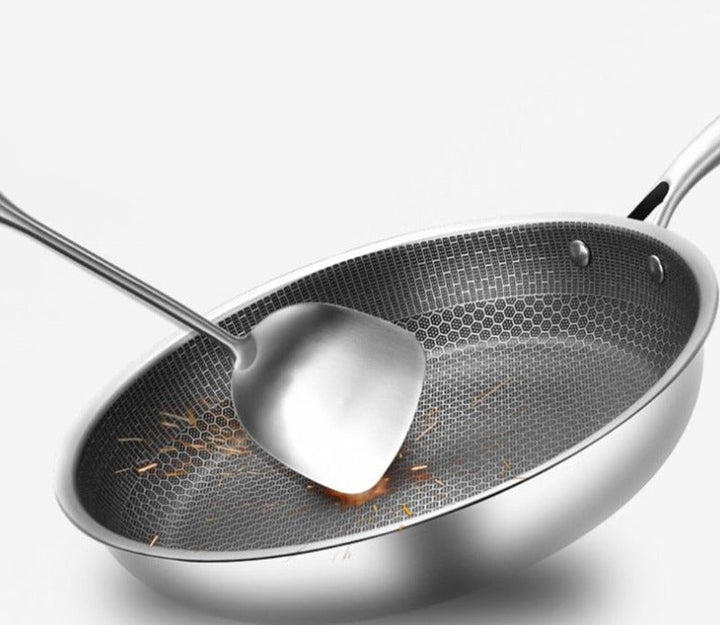 Karcolásálló rozsdamentes acél serpenyő nem tapadós bevonattal - ProCook Elite
