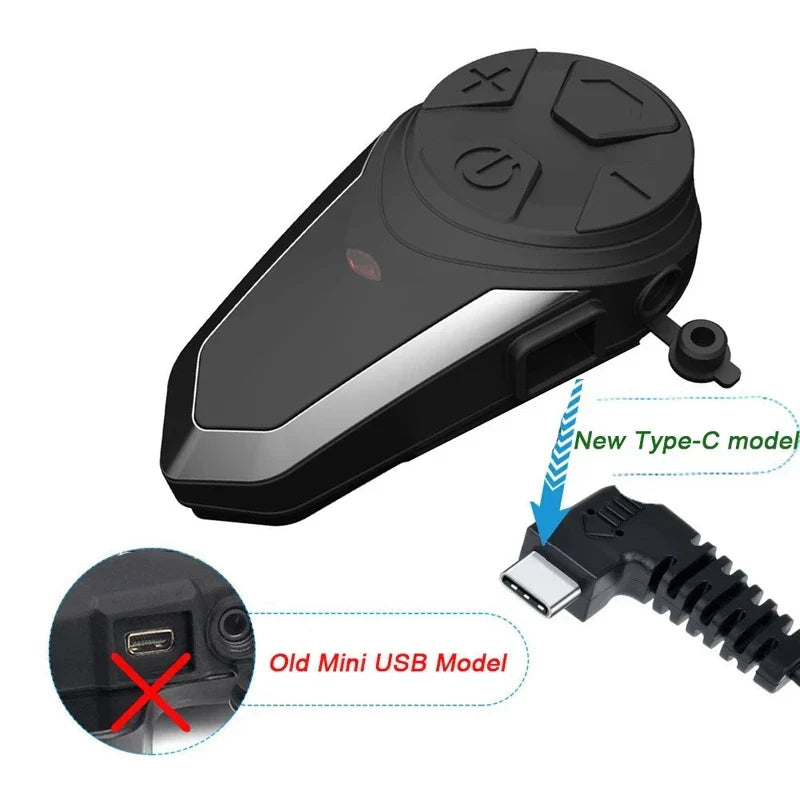 Motoros Sisak Bluetooth Intercom FM-mel és 1000 m Hatótávolsággal – RoadLink S3