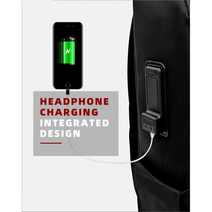 Okos ujjlenyomat-záras üzleti utazó hátizsák – Lopásgátló USB töltő kialakítással