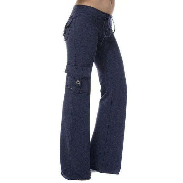 Női Bootcut Cargo Nadrág zsebekkel – Isabella