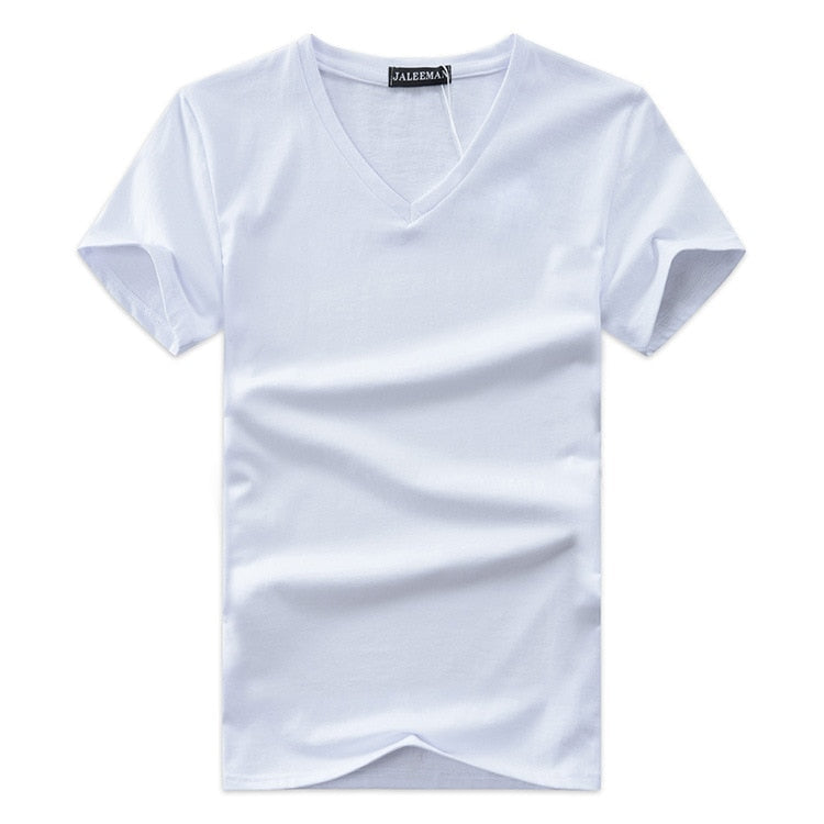 Slim Fit V-nyakú póló férfiaknak 1+1 INGYEN – Kényelmes & Mindennapi viselet – Jonas