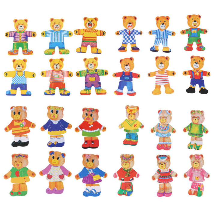 Fából készült kirakós játék - DressUp Max