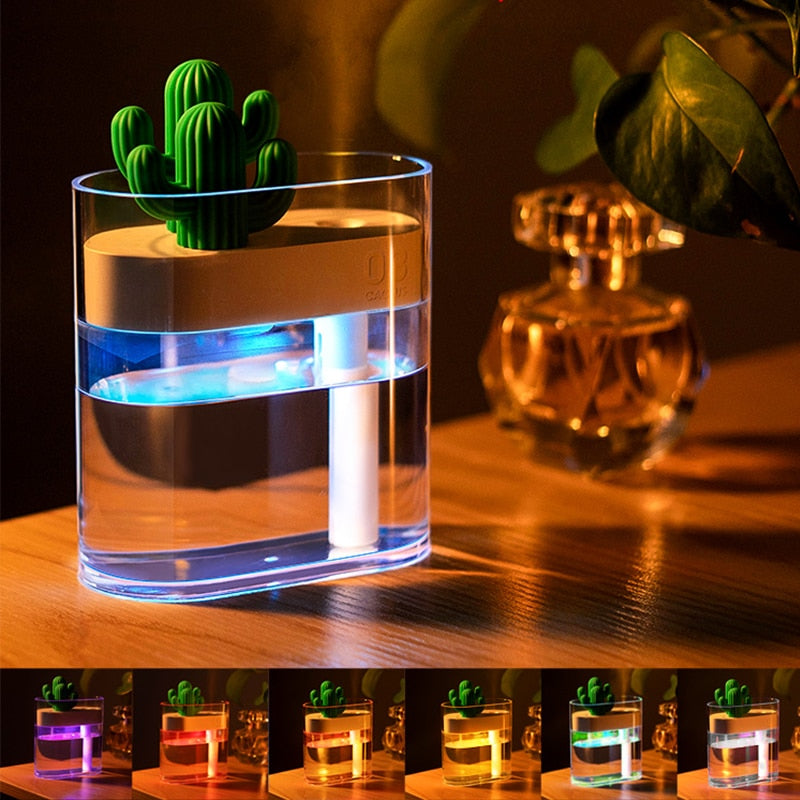 Ultrahangos csendes légtisztító - CactusMist