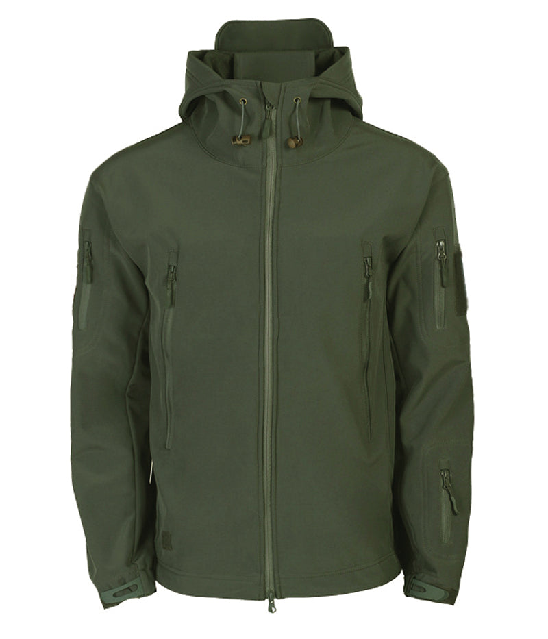 Férfi Softshell Kabát Kapucnival - Titan