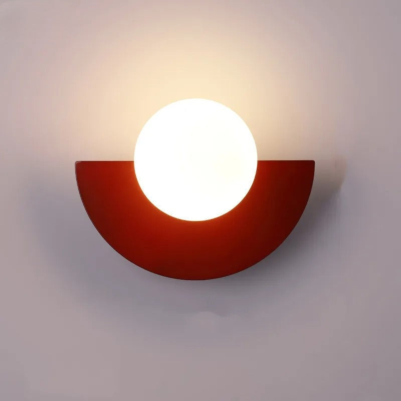 Félkör alakú falilámpa minimalista - ArcLight