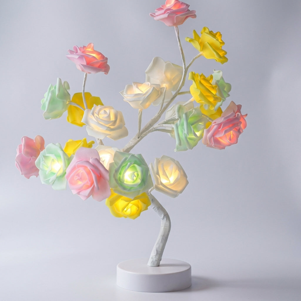 Handcrafted Floral Light Sculpture -  Glowbloom