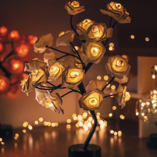 Handcrafted Floral Light Sculpture -  Glowbloom