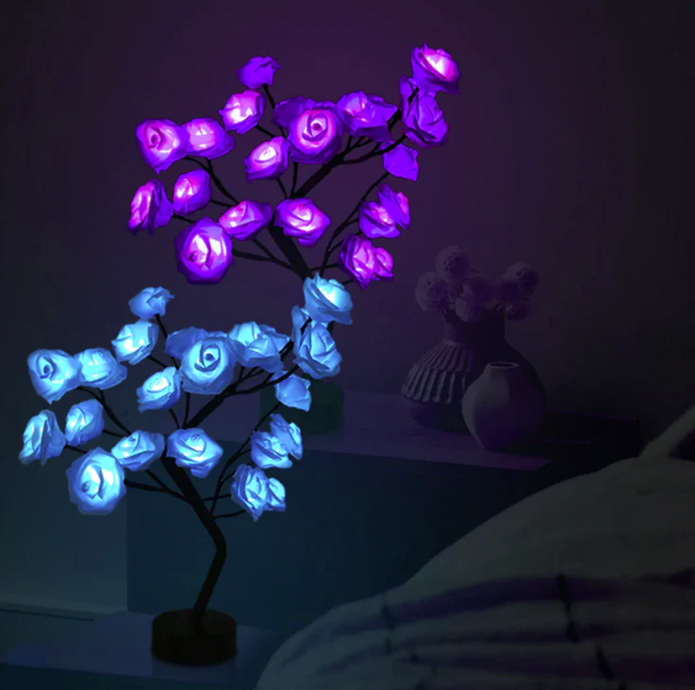 Handcrafted Floral Light Sculpture -  Glowbloom