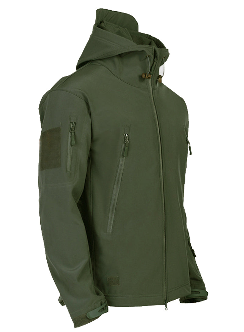 Férfi Softshell Kabát Kapucnival - Titan