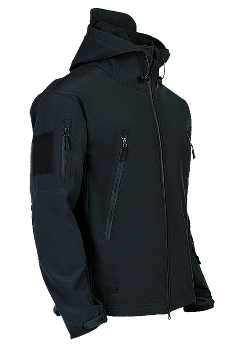 Férfi Softshell Kabát Kapucnival - Titan