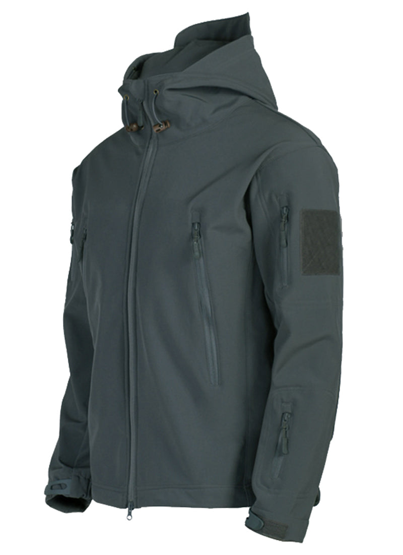 Férfi Softshell Kabát Kapucnival - Titan