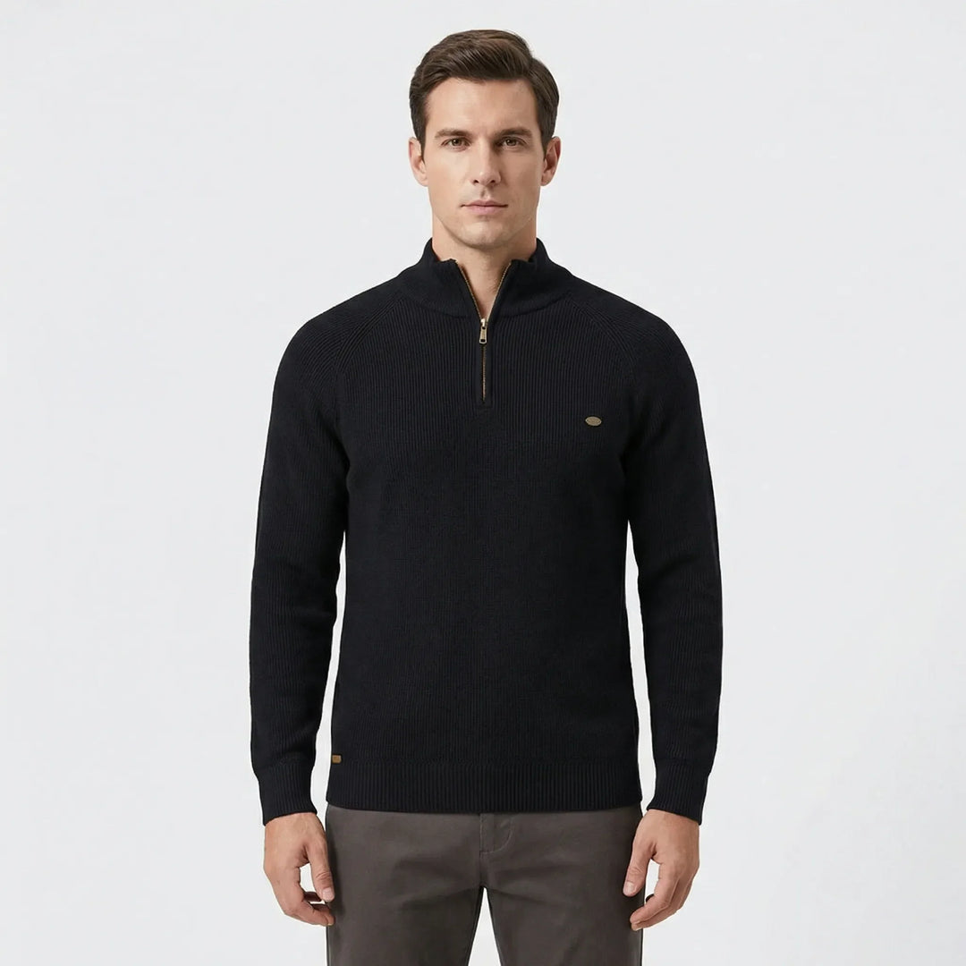 Herrenpullover Mit Halbem Reißverschluss - Mateo