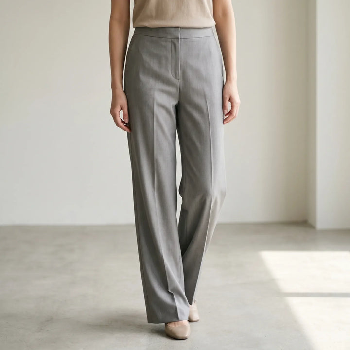 High-Waisted Wide-Leg Trousers - Gail