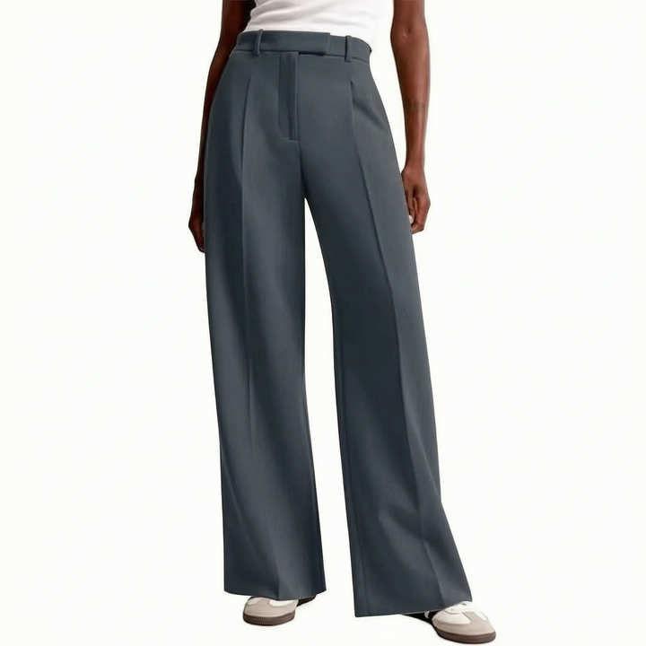 High-Waisted Wide-Leg Trousers - Gail