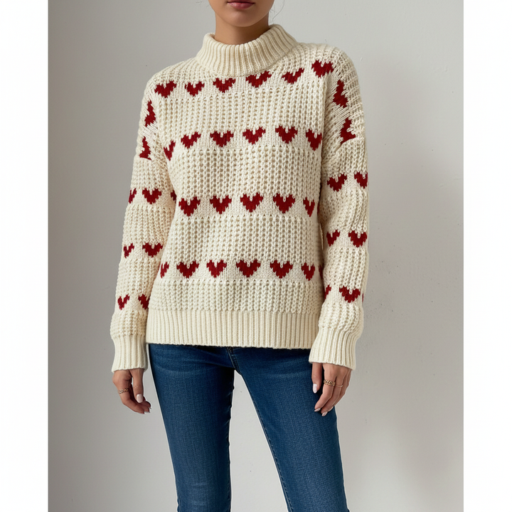 Hochkragen Pullover - Irene