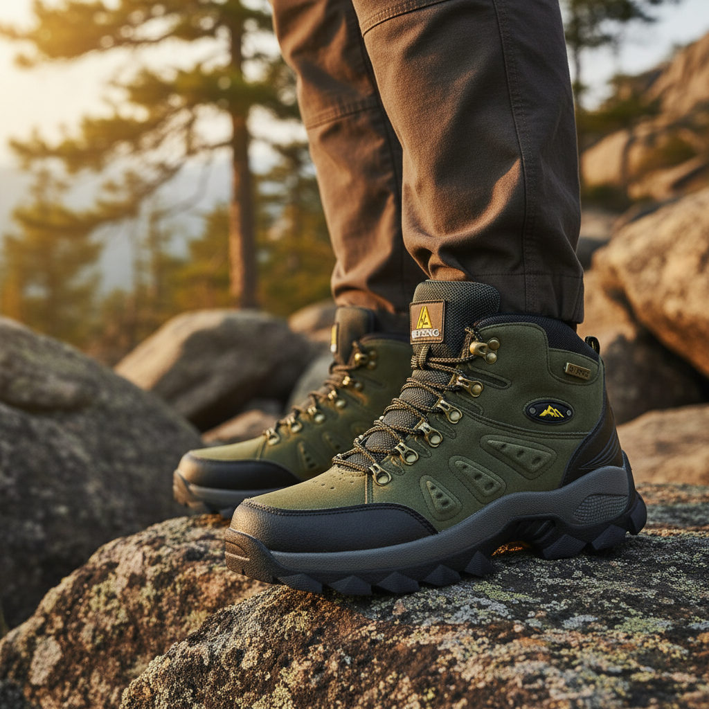 Hoher Knöchelschutz Wanderstiefel - Blake