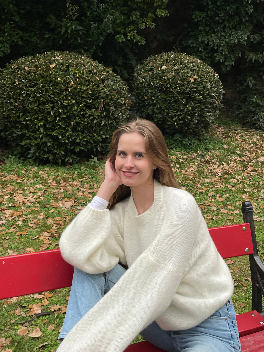 Puha női pulóver laza szabással - Aurena