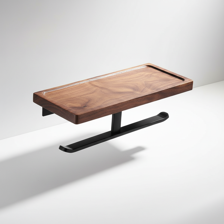 Industrieller Metallpapierhalter - WoodlyKeep