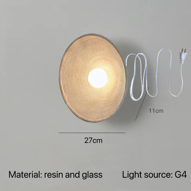 Diszkrét japán fali lámpa - ZenLight