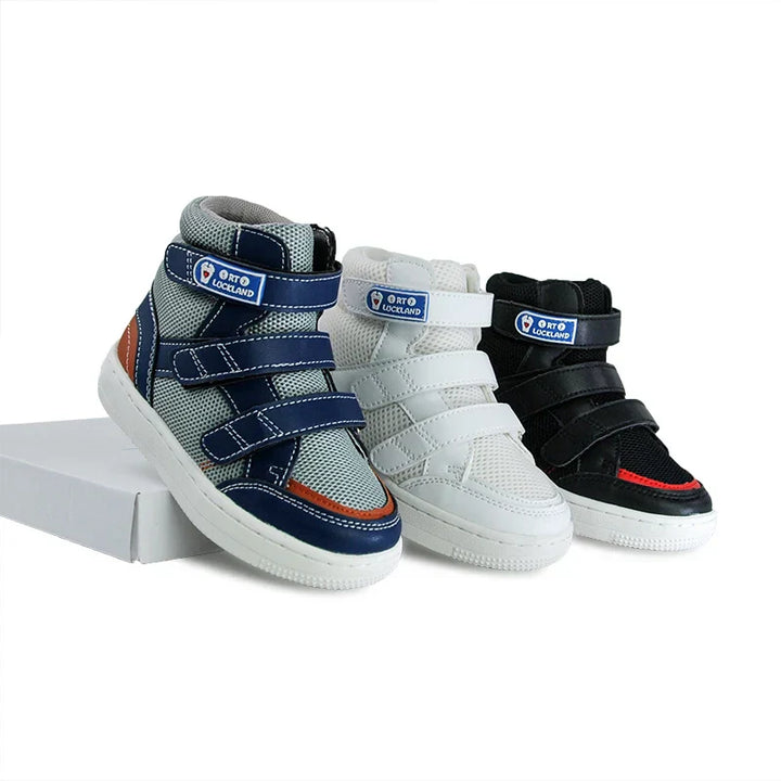 Gyermek ortopéd bőrcipők tépőzárral - Milo