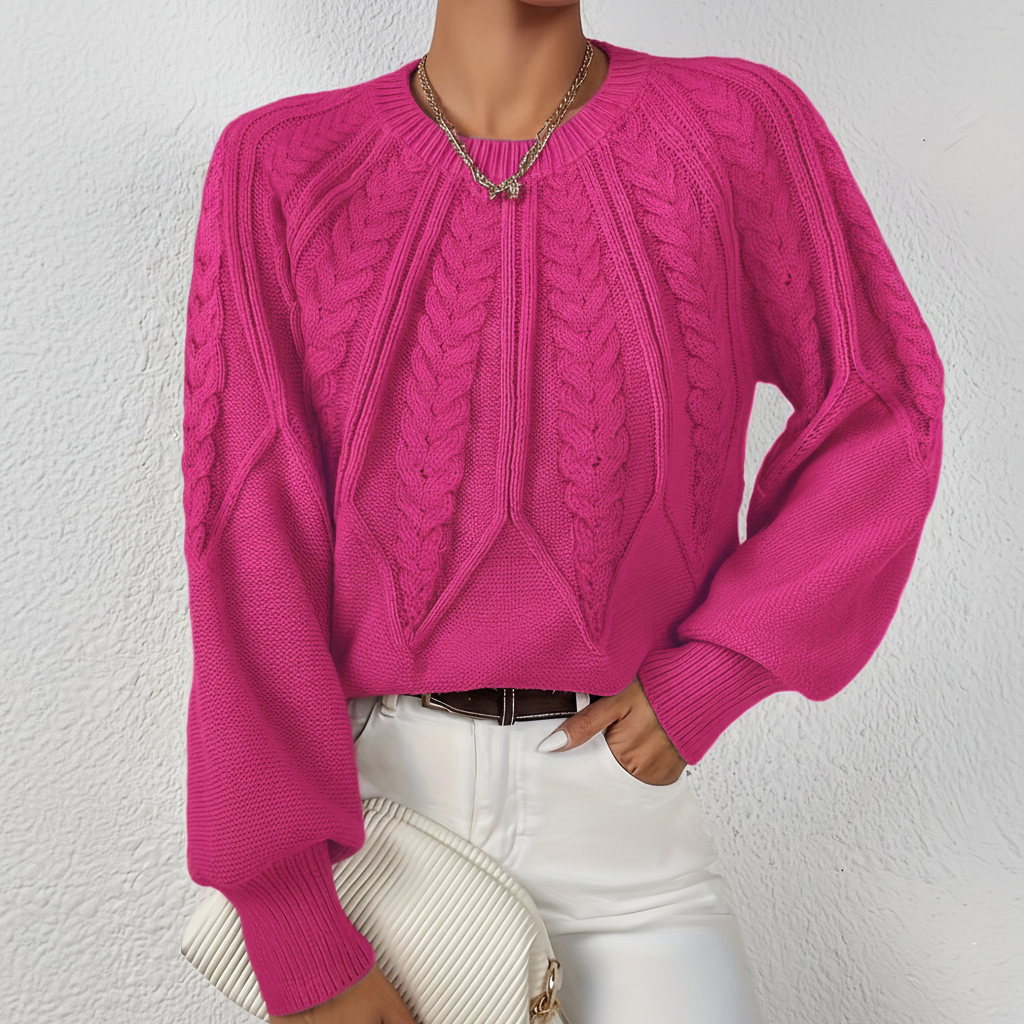 Kabelstrickpullover - Karin