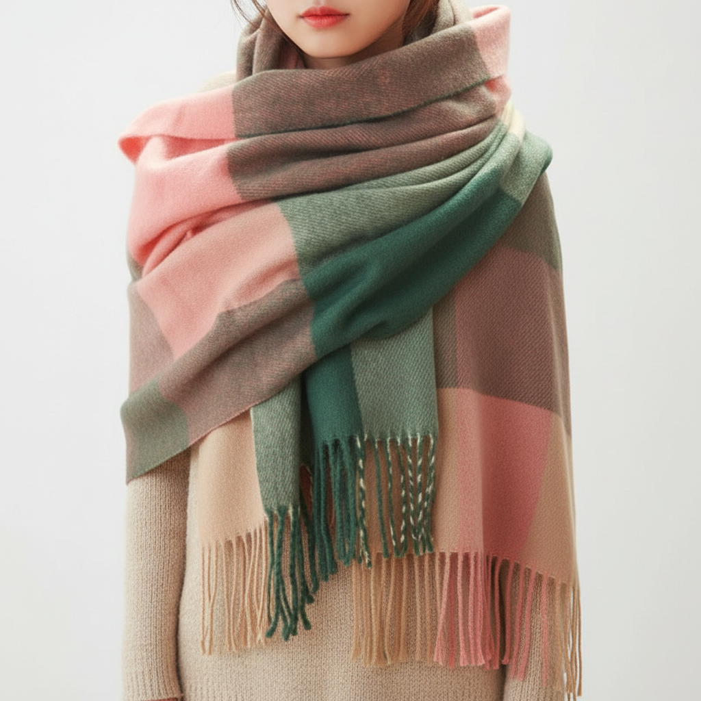 Kaschmirschal Mit Rautenmuster - CashmereDream 