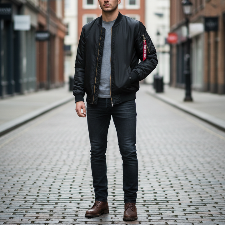 Kurz Geschnittener Bomberjacke - Joey