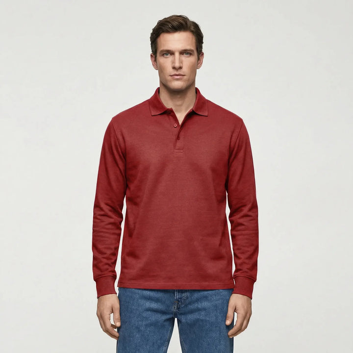 Langarm Polo Shirt Stil - Ilias